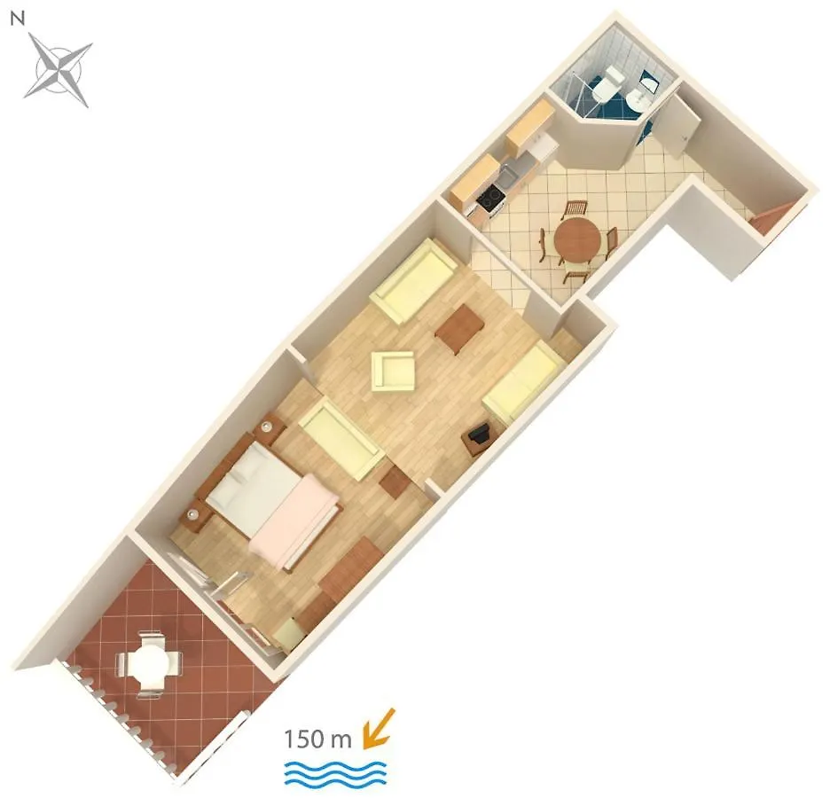 Apartments By The Sea Dramalj, Crikvenica - 2387